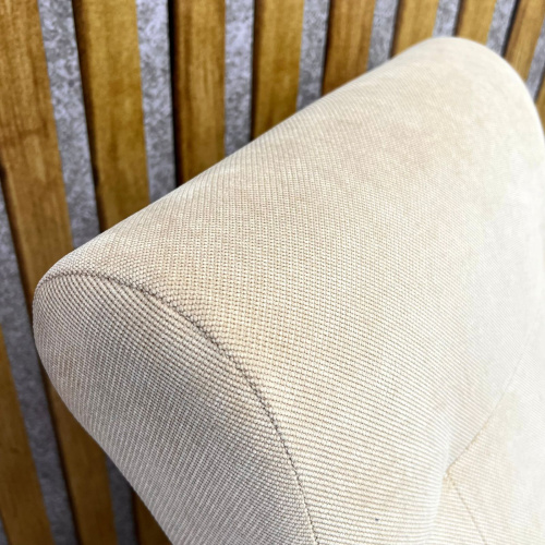 Кресло-качалка Неаполь Модель 3 (Дуб шампань-эмаль/Ткань Ваниль Verona Vanilla)